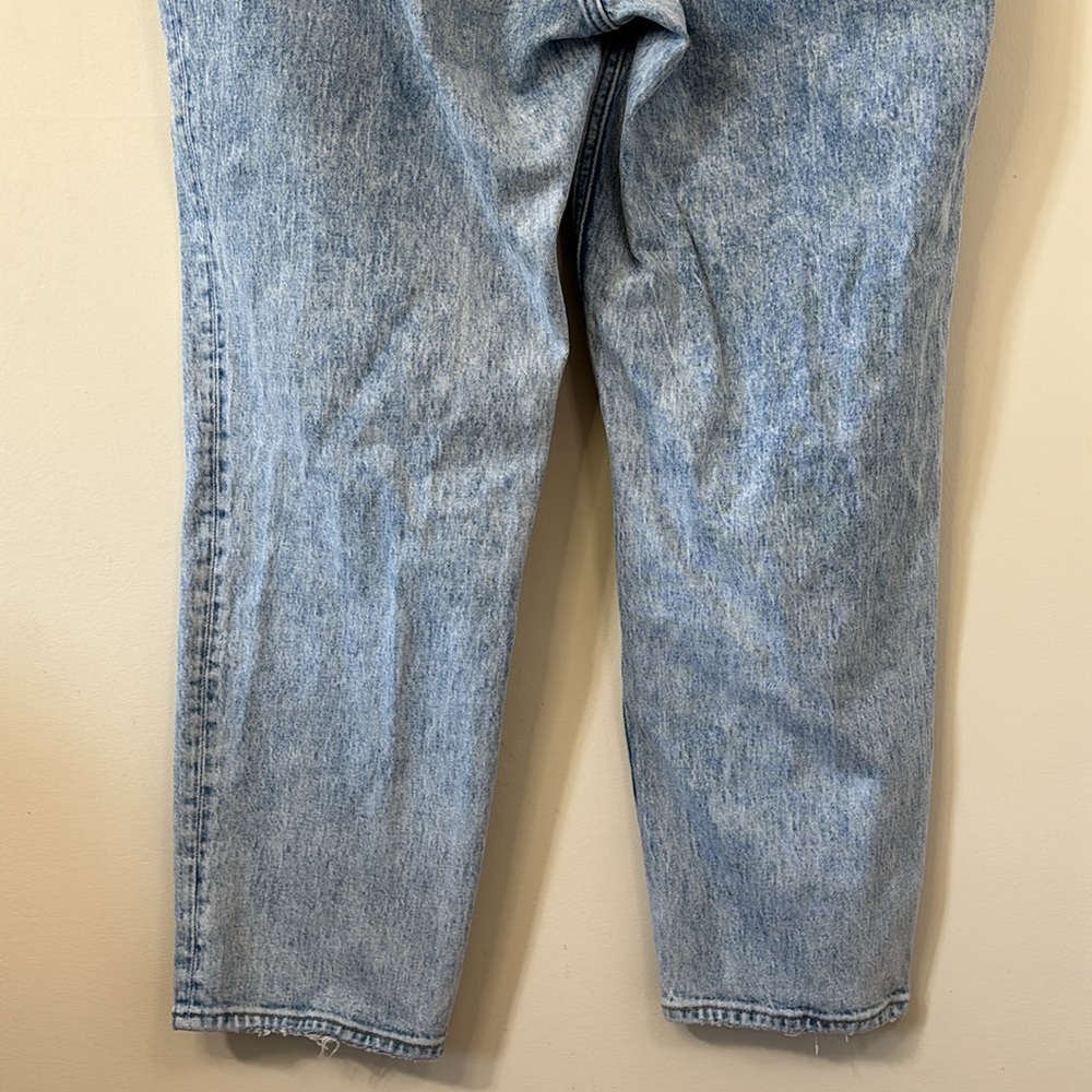 Abercrombie & Fitch The 90s Straight Ultra High Rise Denim Jeans Size 20 SHORT - Picture 8 of 10